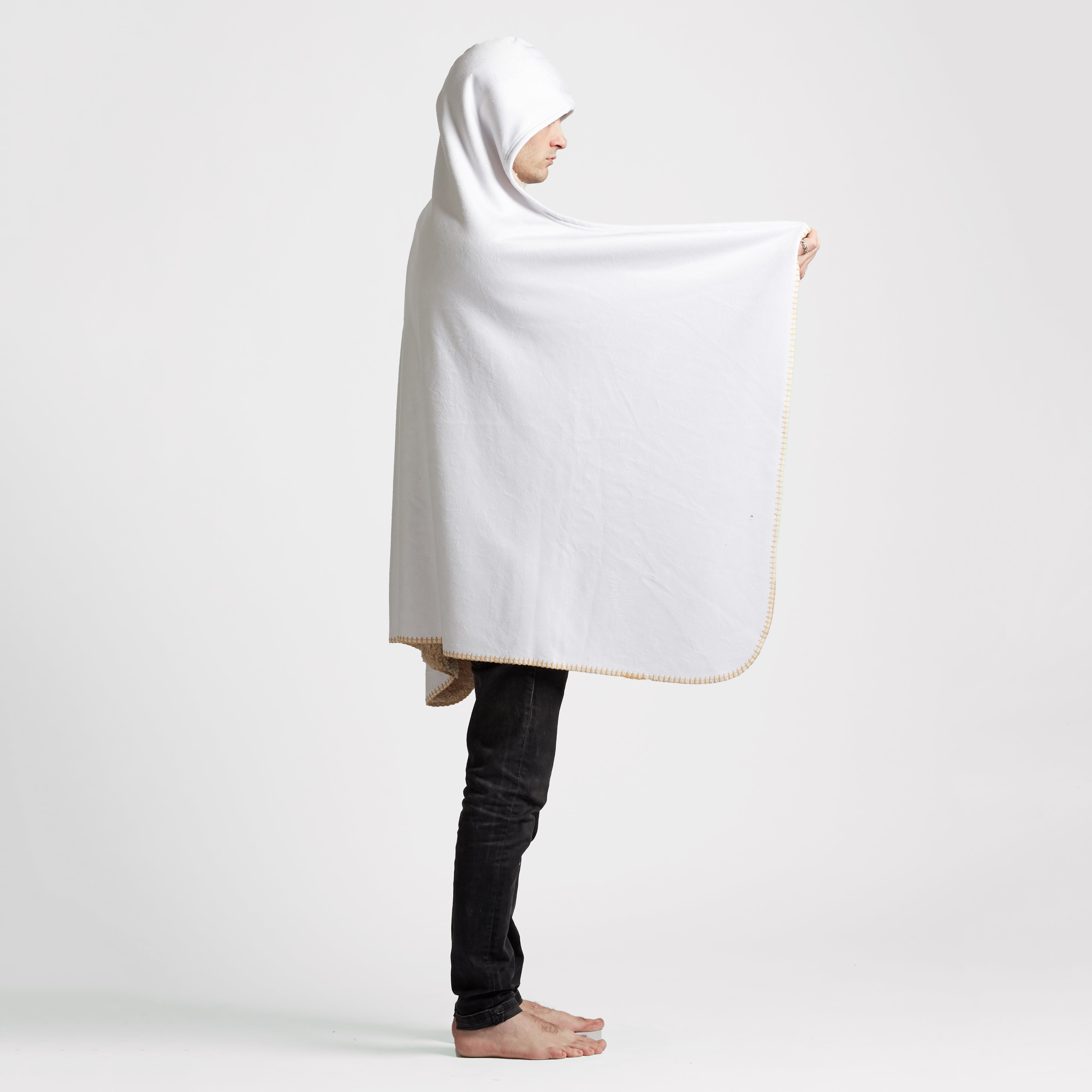 Hooded Sherpa Blanket 50x60