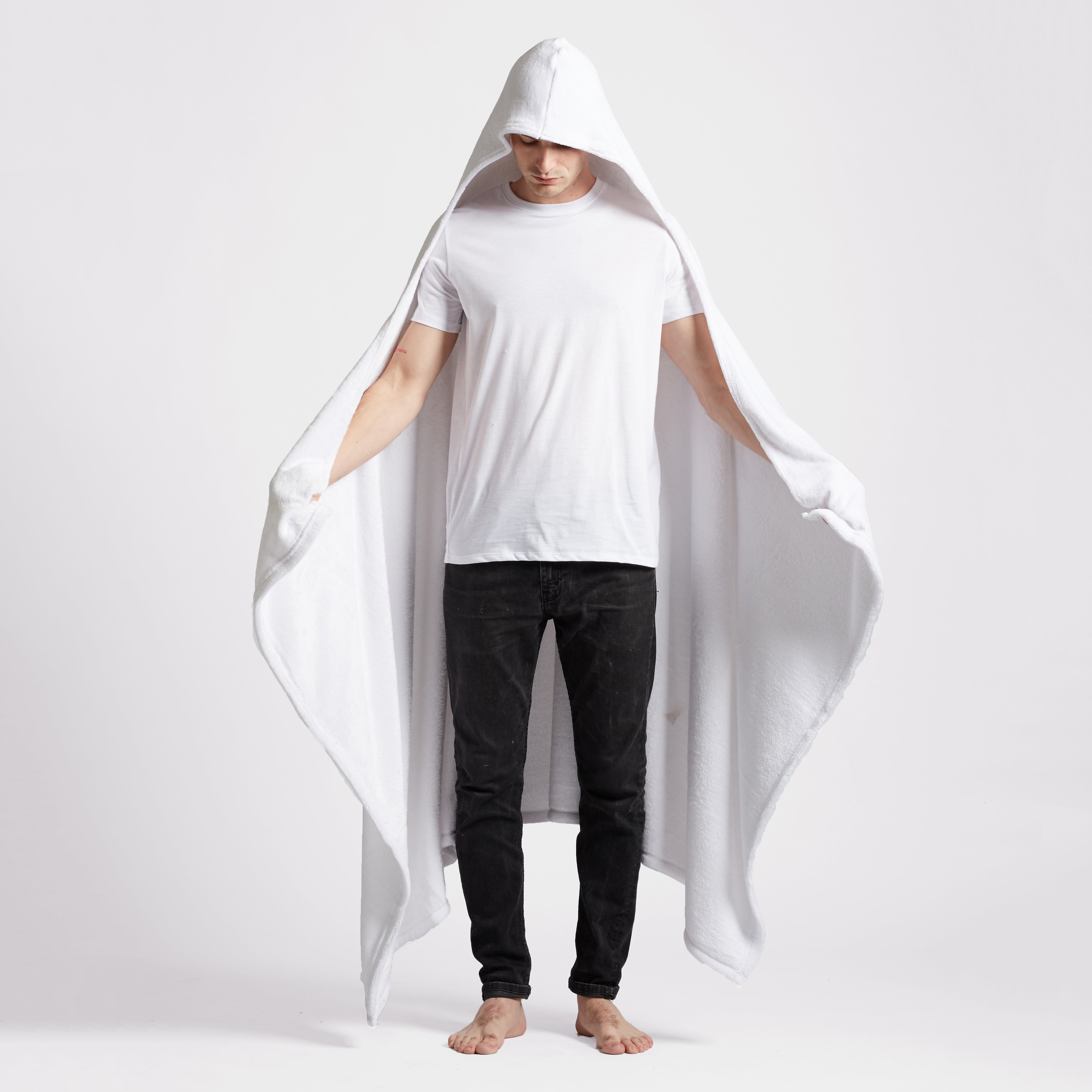 Plush Hooded Blanket 50x60